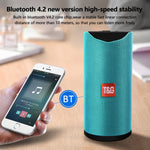 TG113 ポータブルBluetoothスピーカー 防水ステレオ アウトドアラウドスピーカー MP3バスサウンドボックス FMラジオ付き