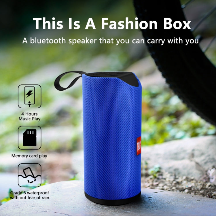 TG113 ポータブルBluetoothスピーカー 防水ステレオ アウトドアラウドスピーカー MP3バスサウンドボックス FMラジオ付き