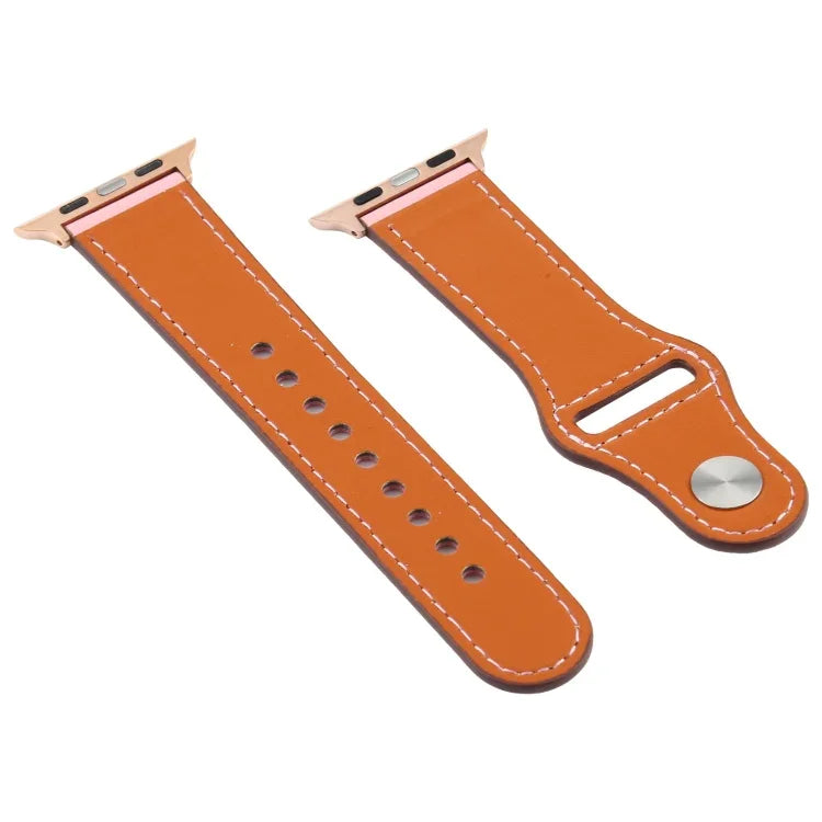 Apple Watch 3 / 2 / 1世代 42mm ユニバーサルバックルレザーストラップ、Apple Watch Series 7 45mm / 6 & SE & 5 & 4 44mm / 3 & 2 & 1 42mm用、Apple Watch Series 8&7 45mm / SE 2&6&SE&5&4 44mm / 3&2&1 42mm用