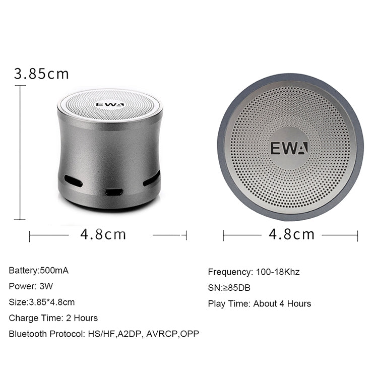 EWA A109M ポータブルBluetoothスピーカー ワイヤレスヘビーバス ブームボックス サブウーファー 電話通話対応 サラウンドサウンド Bluetoothシャワースピーカー