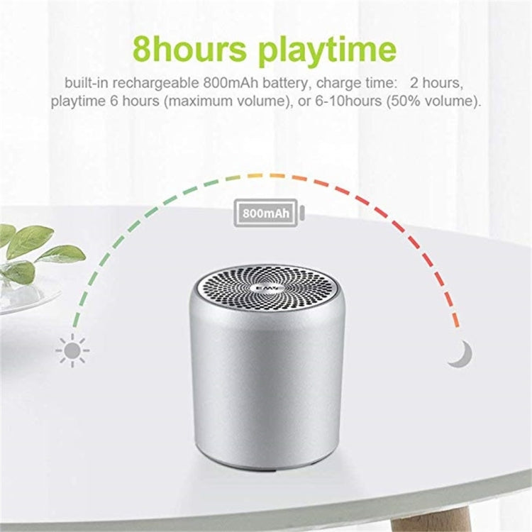 EWA A107 TWS ポータブル超ミニBluetoothスピーカー ワイヤレスサブウーファーブームボックス コンピュータースピーカー Bocinas シャワースピーカー