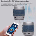 EWA A113 ポータブル超ミニBluetoothスピーカー ワイヤレスバスサブウーファーブームボックススピーカー