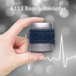 EWA A113 ポータブル超ミニBluetoothスピーカー ワイヤレスバスサブウーファーブームボックススピーカー