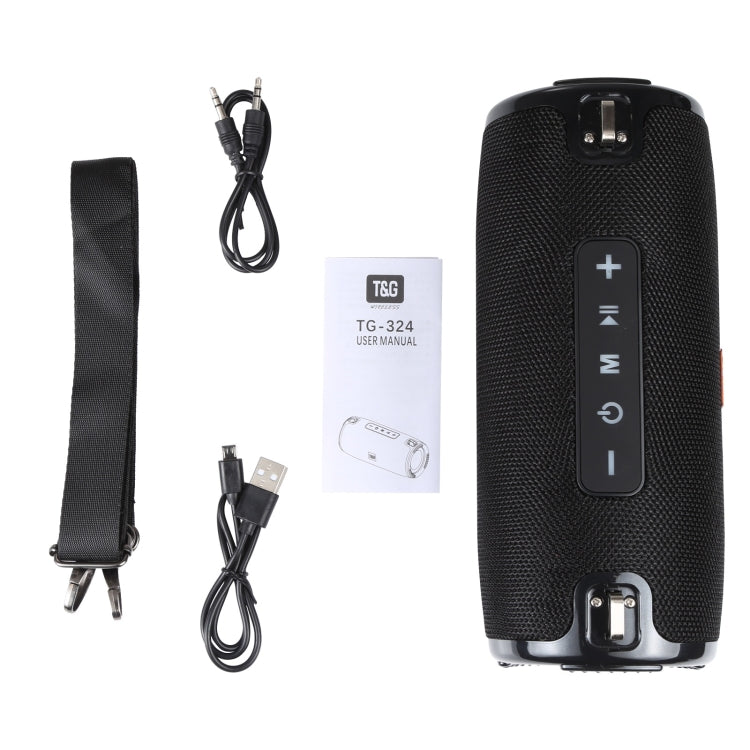 T&G TG125 ポータブルコラムスピーカー 20W Bluetoothスピーカー ミュージックプレーヤースピーカーボックス FMラジオ Aux TF サブウーファーバススピーカー