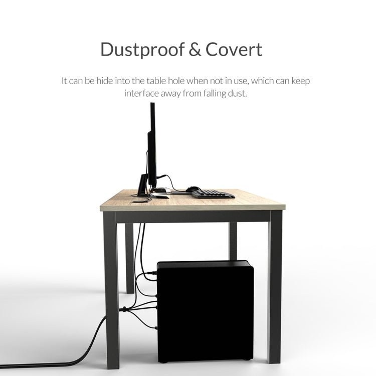 ORICO DESK-2U1C デスクトップ電源グロメット多機能ハブ