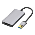 Onten 8107 USB3.0ハブ CF SD TFカードリーダー付き、8107