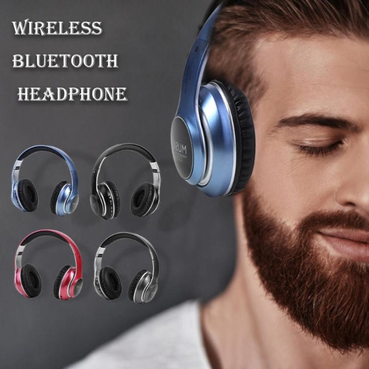 VJ033 多機能アップグレード Bluetooth 5.0 ヘッドセット ステレオワイヤレス LEDマイク FMラジオ対応ヘッドセット