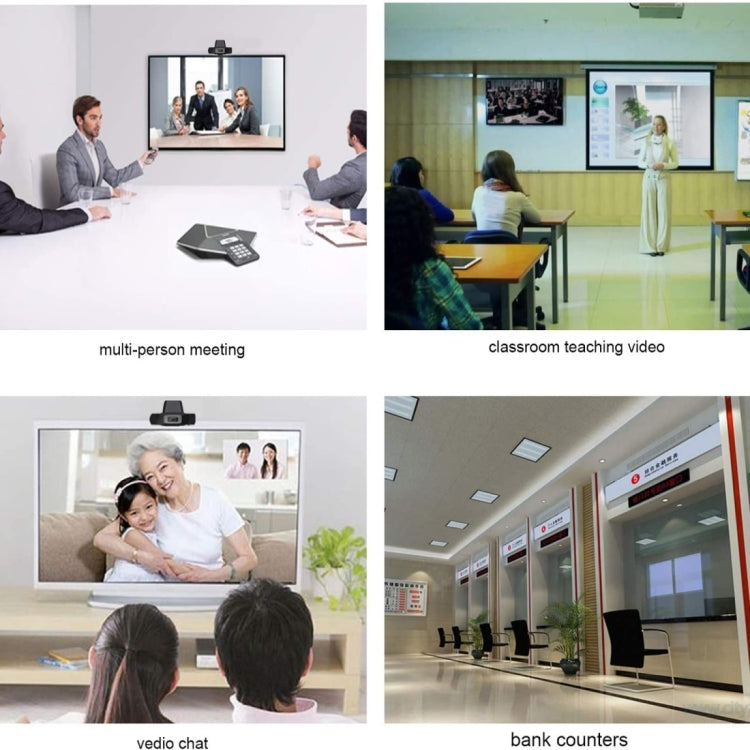 HXSJ A870 ウェブカメラ HD 480P PCカメラ 吸音マイク付き Skype用 Androidテレビ対応 回転式コンピューターカメラ USBウェブカメラ、480P