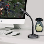 コンピュータ用ミニマイクロフォン マイクロボイスチェンジャー USBマイクロフォン プロフェッショナルマイク ゲーミングコンデンサーマイク