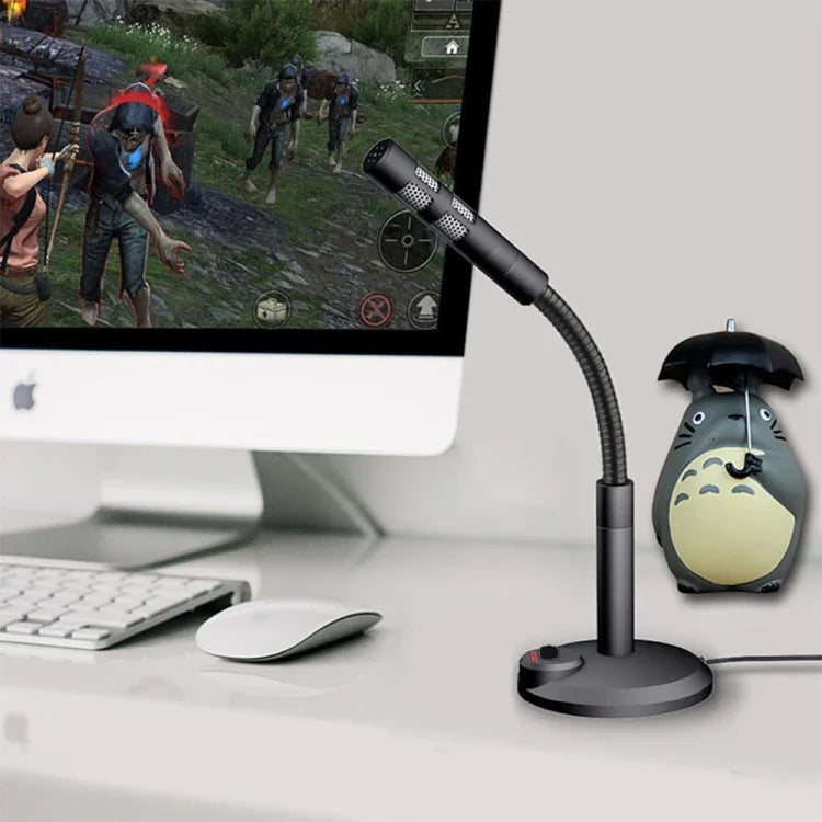 コンピュータ用ミニマイクロフォン マイクロボイスチェンジャー USBマイクロフォン プロフェッショナルマイク ゲーミングコンデンサーマイク