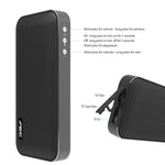 AEC BT-205 ポータブルワイヤレスBluetoothスピーカー ステレオミュージックラウドスピーカー 内蔵マイク TFカード対応