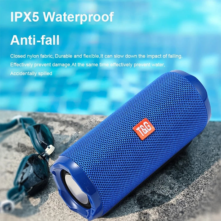 T&G TG191 20W 防水Bluetoothスピーカー ステレオダブルダイヤフラムサブウーファー ポータブルオーディオ FMラジオ