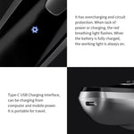 オリジナル Xiaomi Youpin BlackStone メンズポータブルフェイスケアバーバー電気シェーバー
