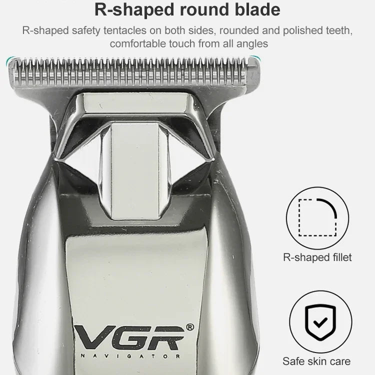 VGR V-171 5W USBポータブルプッシュホワイト電気クリッパー、V-171