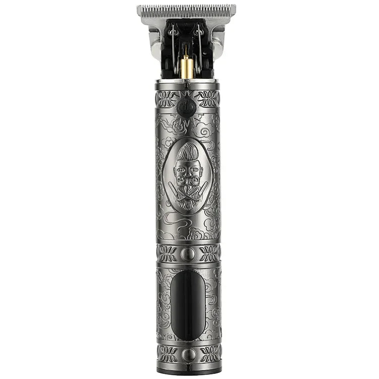 VGR V-228 5W USBレトロ彫刻ヘアクリッパー LEDデジタルディスプレイ付き、V-228（ブロンズ）、V-228（シルバー）