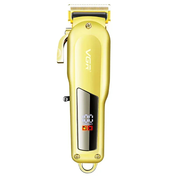 VGR V-278 10W USBメタル電動ヘアクリッパー LEDデジタルディスプレイ付き、V-278（ゴールド）、V-278（シルバー）