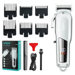 VGR V-278 10W USBメタル電動ヘアクリッパー LEDデジタルディスプレイ付き、V-278（ゴールド）、V-278（シルバー）