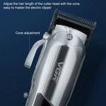 VGR V-278 10W USBメタル電動ヘアクリッパー LEDデジタルディスプレイ付き、V-278（ゴールド）、V-278（シルバー）