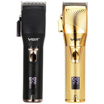VGR V-280 10W USB メタル 電動ヘアクリッパー LEDデジタルディスプレイ付き、V-280（金色）