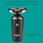 VGR V-317 5W USB全方向三次元浮遊三網電気シェーバー、V-317