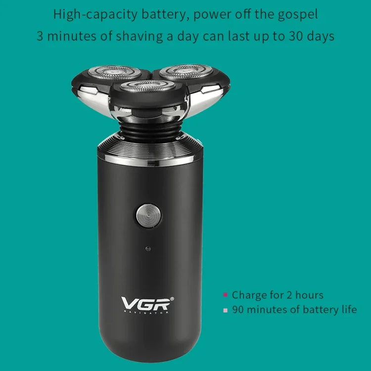 VGR V-317 5W USB全方向三次元浮遊三網電気シェーバー、V-317