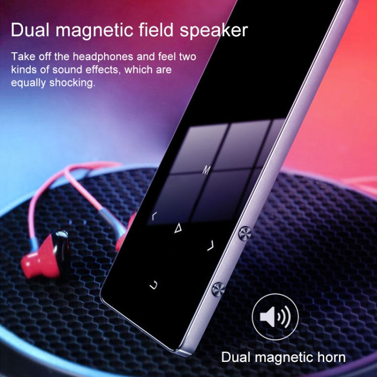 1.8インチ タッチスクリーン メタル Bluetooth MP3 MP4 ハイファイサウンド ミュージックプレーヤー, 8GB, X2, 16GB, ブラック, シルバー, ローズゴールド