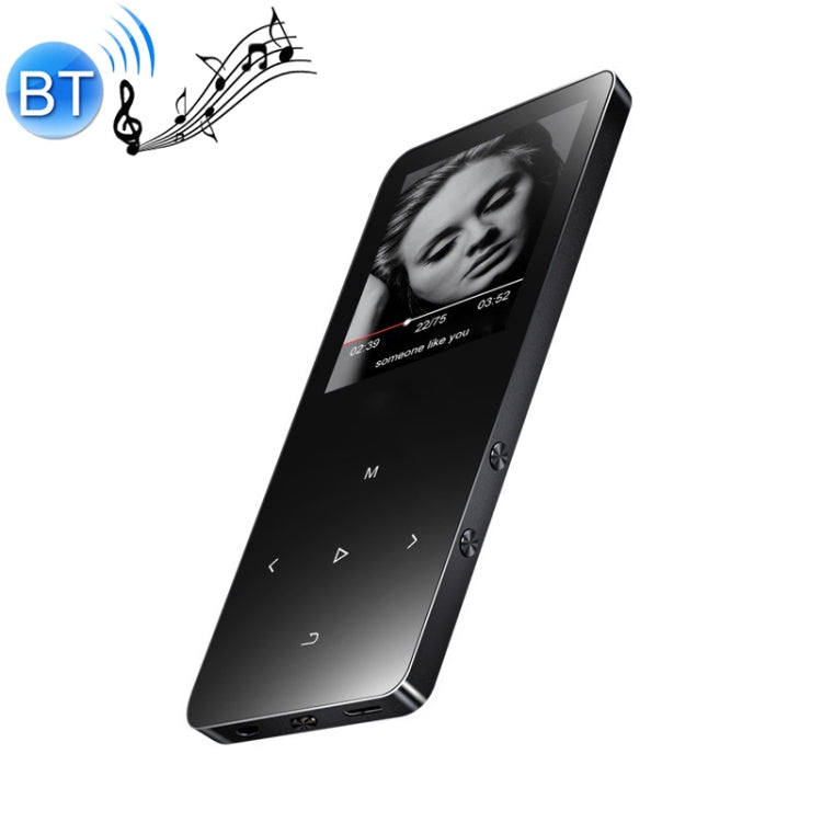 1.8インチ タッチスクリーン メタル Bluetooth MP3 MP4 ハイファイサウンド ミュージックプレーヤー, 8GB, X2, 16GB, ブラック, シルバー, ローズゴールド