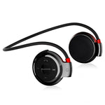 NVAHVA MP3プレーヤー Bluetoothヘッドホン、ワイヤレススポーツヘッドセット MP3プレーヤー FMラジオ付き、ステレオイヤホン TFカード最大32GB対応、mini-503 ブルー、mini-503 ゴールド、mini-503 ブラック、mini-503 レッド
