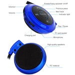 NVAHVA MP3プレーヤー Bluetoothヘッドホン、ワイヤレススポーツヘッドセット MP3プレーヤー FMラジオ付き、ステレオイヤホン TFカード最大32GB対応、mini-503 ブルー、mini-503 ゴールド、mini-503 ブラック、mini-503 レッド