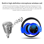 NVAHVA MP3プレーヤー Bluetoothヘッドホン、ワイヤレススポーツヘッドセット MP3プレーヤー FMラジオ付き、ステレオイヤホン TFカード最大32GB対応、mini-503 ブルー、mini-503 ゴールド、mini-503 ブラック、mini-503 レッド