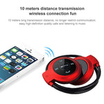 NVAHVA MP3プレーヤー Bluetoothヘッドホン、ワイヤレススポーツヘッドセット MP3プレーヤー FMラジオ付き、ステレオイヤホン TFカード最大32GB対応、mini-503 ブルー、mini-503 ゴールド、mini-503 ブラック、mini-503 レッド
