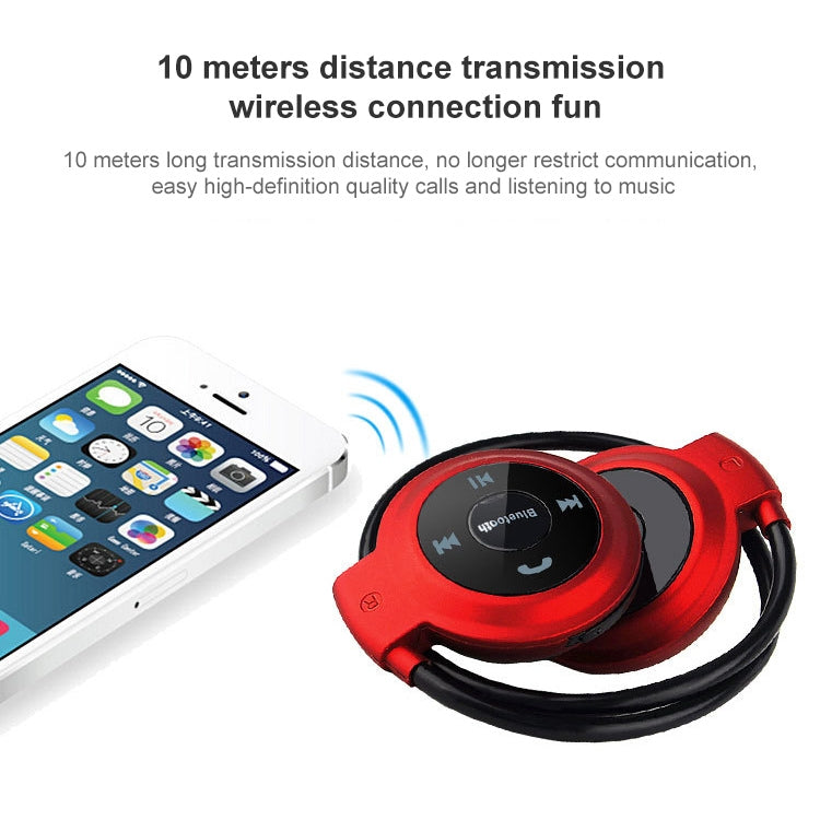 NVAHVA MP3プレーヤー Bluetoothヘッドホン、ワイヤレススポーツヘッドセット MP3プレーヤー FMラジオ付き、ステレオイヤホン TFカード最大32GB対応、mini-503 ブルー、mini-503 ゴールド、mini-503 ブラック、mini-503 レッド