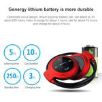 NVAHVA MP3プレーヤー Bluetoothヘッドホン、ワイヤレススポーツヘッドセット MP3プレーヤー FMラジオ付き、ステレオイヤホン TFカード最大32GB対応、mini-503 ブルー、mini-503 ゴールド、mini-503 ブラック、mini-503 レッド