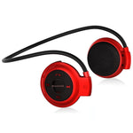 NVAHVA MP3プレーヤー Bluetoothヘッドホン、ワイヤレススポーツヘッドセット MP3プレーヤー FMラジオ付き、ステレオイヤホン TFカード最大32GB対応、mini-503 ブルー、mini-503 ゴールド、mini-503 ブラック、mini-503 レッド