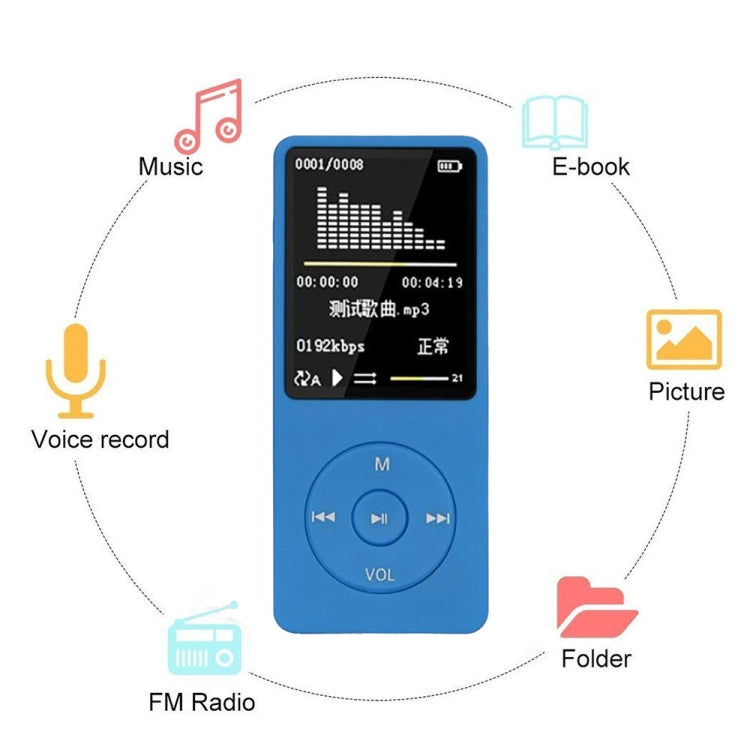 ファッション ポータブル LCDスクリーン FMラジオ ビデオゲーム 映画 MP3 MP4 プレーヤー ミニウォークマン, 4GB, 8GB