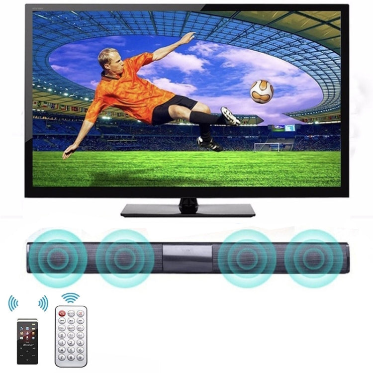20W テレビサウンドバー Bluetoothスピーカー FMラジオ ホームシアターシステム ポータブルワイヤレスサブウーファーベース MP3音楽 ブームボックス Xiaomi用