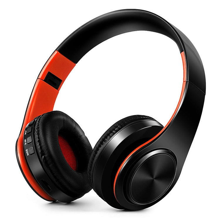 Tourya B7 ワイヤレスBluetoothヘッドセット 折りたたみ式ヘッドホン マイク付き調節可能イヤホン、B7（ブラックレッド）、B7（ブラックブルー）