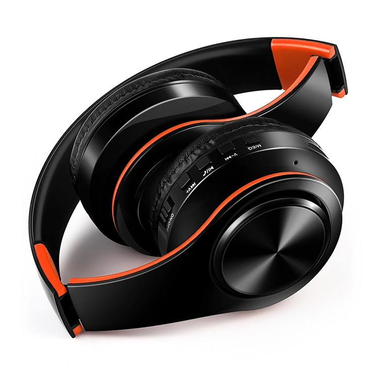Tourya B7 ワイヤレスBluetoothヘッドセット 折りたたみ式ヘッドホン マイク付き調節可能イヤホン、B7（ブラックレッド）、B7（ブラックブルー）