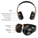 Tourya B7 ワイヤレスBluetoothヘッドセット 折りたたみ式ヘッドホン マイク付き調節可能イヤホン、B7（ブラックレッド）、B7（ブラックブルー）