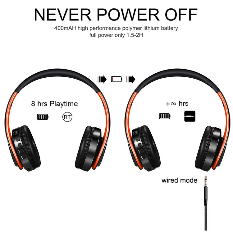 Tourya B7 ワイヤレスBluetoothヘッドセット 折りたたみ式ヘッドホン マイク付き調節可能イヤホン、B7（ブラックレッド）、B7（ブラックブルー）