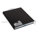 デリ名刺帳600名刺収納名刺ホルダーブック、600名刺収納