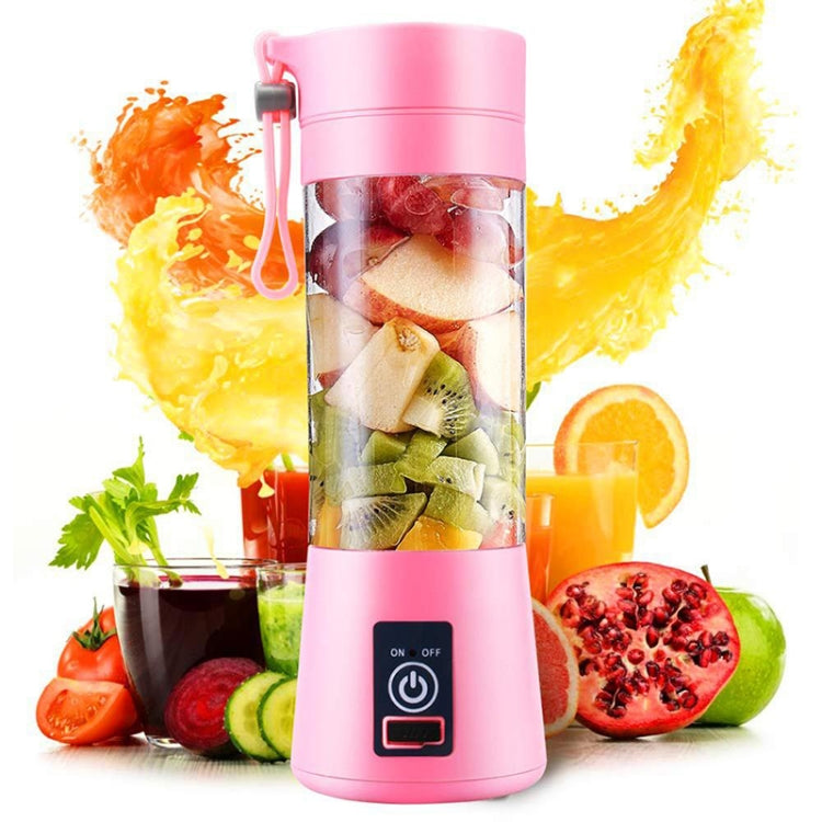 380ml 6ブレンダージューサーカップ USB充電式電動自動野菜果物シトラスオレンジジュースメーカー カップミキサーボトル、TBD002369201A、TBD002369201B、TBD002369201C、TBD002369201D、TBD002369201E、TBD002369201F、TBD002369201G、TBD002369201H