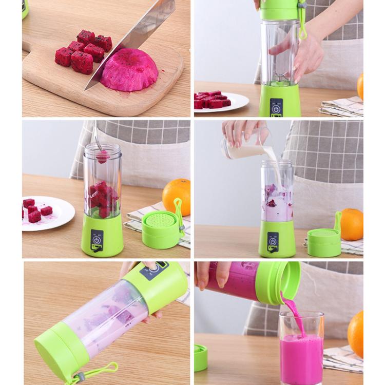 380ml 6ブレンダージューサーカップ USB充電式電動自動野菜果物シトラスオレンジジュースメーカー カップミキサーボトル、TBD002369201A、TBD002369201B、TBD002369201C、TBD002369201D、TBD002369201E、TBD002369201F、TBD002369201G、TBD002369201H