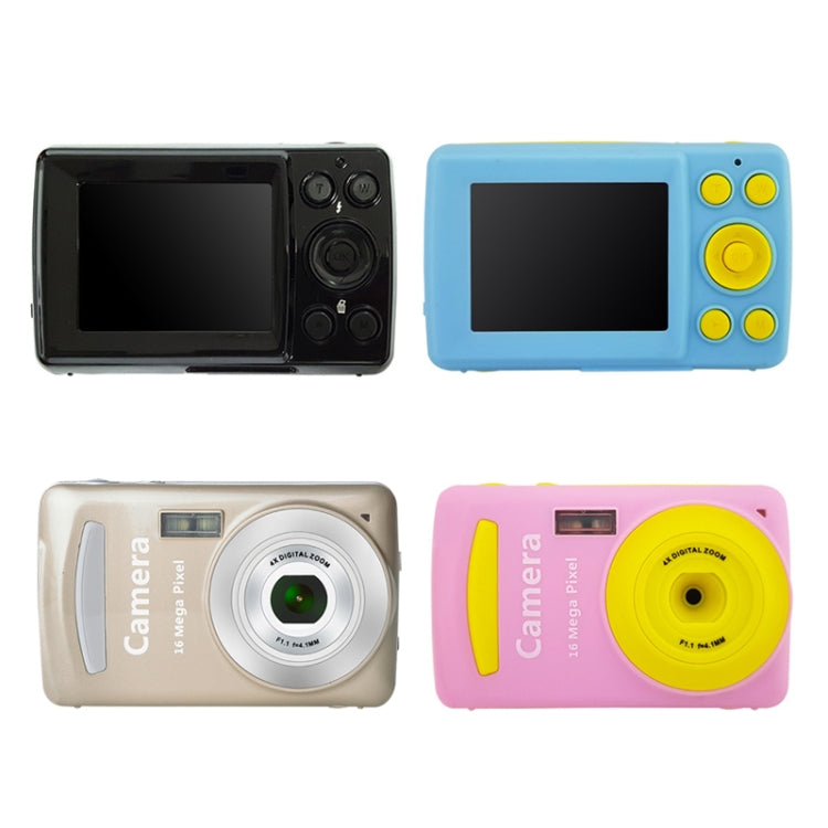 2.4インチ 1600万画素 720P ミニLSRカム デジタルカメラ 子供用 赤ちゃんかわいいカートゥーン多機能おもちゃカメラ 子供の誕生日用