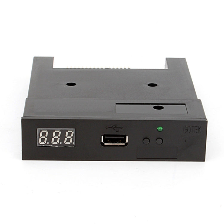 SFR1M44-U100K フロッピーディスクドライブ USBエミュレーター シミュレーション 500 kbps ミュージカルキーボード用、SFR1M44-U100K（ブラック）