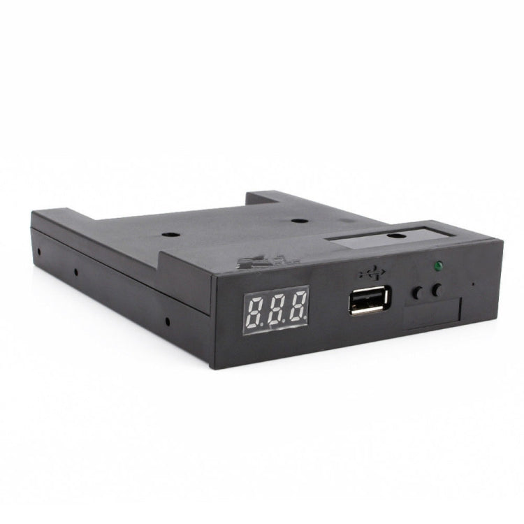SFR1M44-U100K フロッピーディスクドライブ USBエミュレーター シミュレーション 500 kbps ミュージカルキーボード用、SFR1M44-U100K（ブラック）