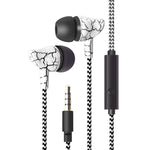 3.5mmジャック クラックイヤホン 有線ヘッドセット スーパー・ベースサウンド マイク付きイヤーバッド 携帯電話 Samsung Xiaomi MP3用