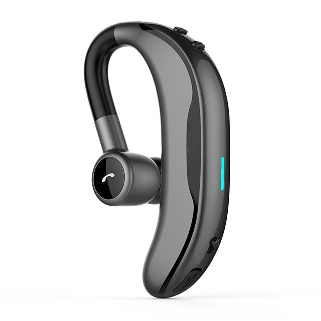 車載ハンズフリー ワイヤレスイヤーフック Bluetoothイヤホン マイク付き ブラックグレー、ブラックレッド、ブラックグリーン