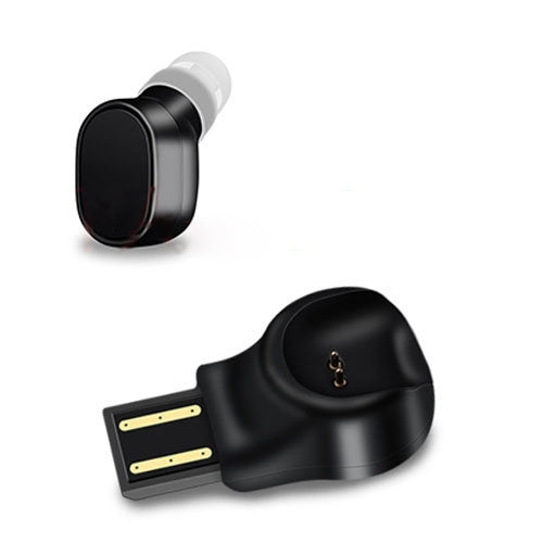 LESIRI X12 Bluetoothヘッドセット ミニワイヤレスイヤホン ポータブルUSB磁気充電ヘッドセット スポーツイヤーバッド iPhone対応
