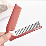 携帯用折りたたみコーム静電気防止マッサージコーム